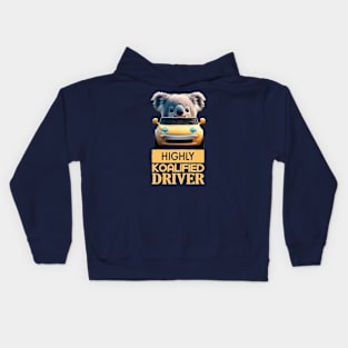 Just a Highly Koalified Driver Koala 2 Kids Hoodie